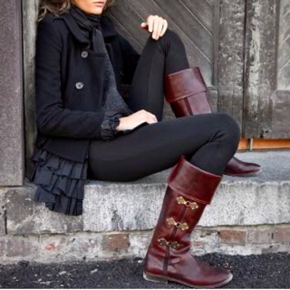 RARE Frye Paige Clovertab Vintage Leather Boots - Picture 16 of 16